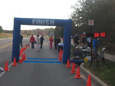Picture of finish line