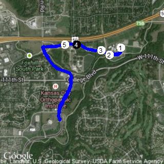 Map of Leawood 5K